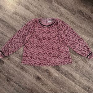 209wst38 leopard blouse new